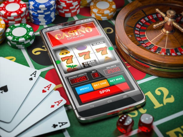 Baccarat table with player and banker hands